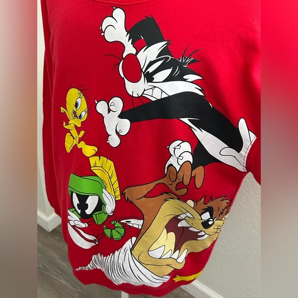 Looney Tunes Crew Neck Sweatshirt XL - Picture 4 of 7